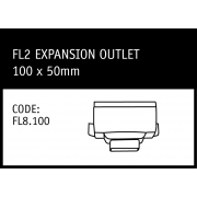 Marley FL2 Expansion Outlet 100 x 50mm - FL8.100